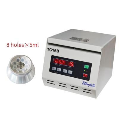 China 8-hole 5ml Small Desktop Micro Lab High Speed Centrifuge TG16B for sale