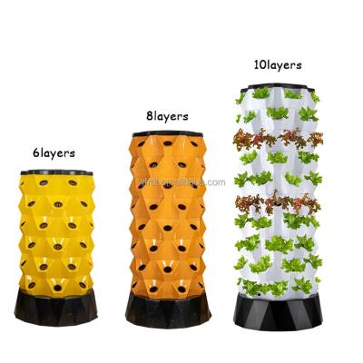 China Holland hydroponic aeroponic pineapple tower strawberry grow light growing system in container for sale