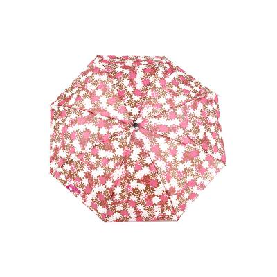 China Cheap umbrella Wholesale Customized Logo Cheap Cute Portable Folded Pink Mini Windproof uv Sun & Rain Manual Open Pocket Umbrella For Lady for sale