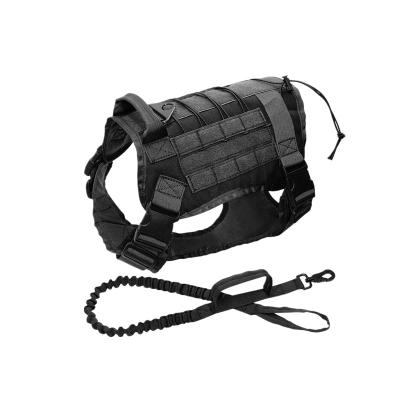 China Durable K9 Military Nylon Dog Harness Traning Tactical Utility Dog Vest With Handle For Hunting Training Walking for sale