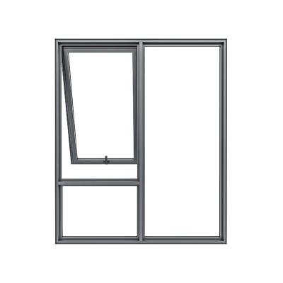 China Competitive Price Fixed Aluminum Square Panel Supply Square Stained Glass Window for sale