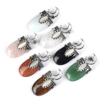 China China Hot Sale Crystal Pendant Necklace Moon Pendant for Men and Women for sale