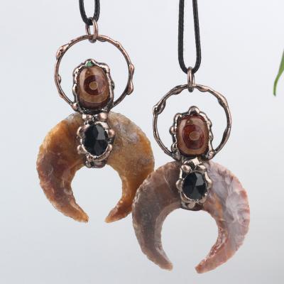 China New High Quality Crystal Pendants Exotic Pendants Healing Agate from China for sale