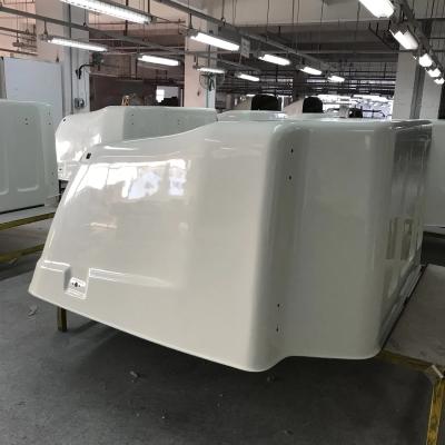 Chine les remorques moulées de voyage de fibre de verre partie/chapeau faite sur commande de corps/avant et d'arrière de remorque de GFRP à vendre