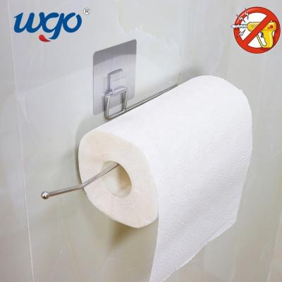 Chine Autocollant monté sur le corps sans dommage de PVC de support de la serviette SS201 de papier auto-adhésif à vendre