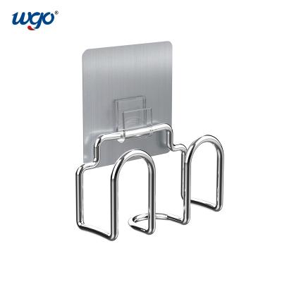 China 100mm Strong Adhesion Kitchen Sponge Holder SS304 Body Adhesive Strip Sink Caddy for sale