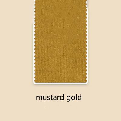 China Wholesale Water Resistant Velvet Blackout Fabric Curtain Mustard Gold for sale