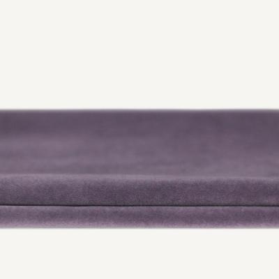 China Plum Purple Wholesale Water Resistant Velvet Blackout Fabric Curtain for sale