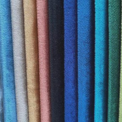 China Luxury Home Curtain 100% Polyester High Velvet Water Resistant Velvet Blackout Shading Curtain for sale