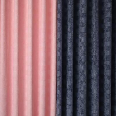 China Blackout New Design 100 Polyester Plain Dyed Chenille Curtain Blackout Curtain Fabric for sale