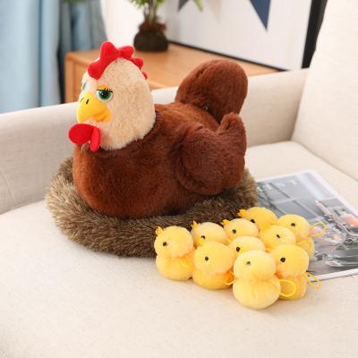 China Creative Stuffed Funny Chicken Toys Soft Stuffed Plush Toys Animal Toys for sale