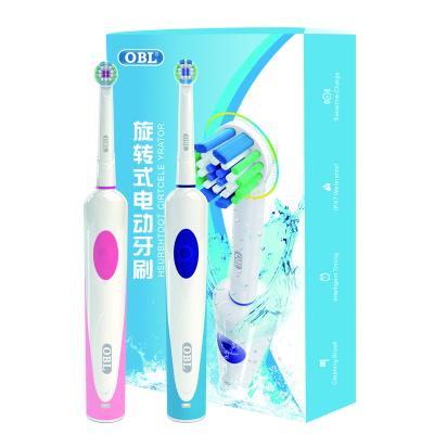 China ABS + Dupont Bristle Factory Patented Rotating Model Oscillating Electric Toothbrush Rotary Electric Toothbrush for sale