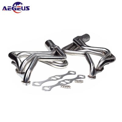 China Stainless Steel For 70-87 Chevy Long SBC 267-400 V8 Stainless Steel Tube Header Exhaust Manifold for sale