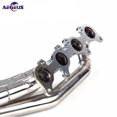 China Stainless Steel Header Wrapping Exhaust Manifold For 11-16 Ford Mustang GT 5.0L V8 Stainless Steel Pipe for sale