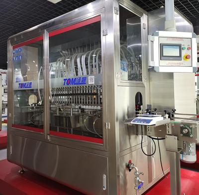 China SUS304 Máquina de llenado de detergente líquido de pistón automático en venta