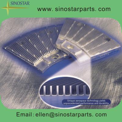China deep groove refiner disk for pulp grinding for sale