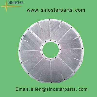 China paper mill stainless screen plate with Tri-chrome plating for sale