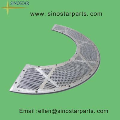 China paper pulp drilled screen plate for sale