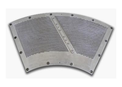 China Cardboard paper making waste paper pulping Screen Plate for fiber separator for sale