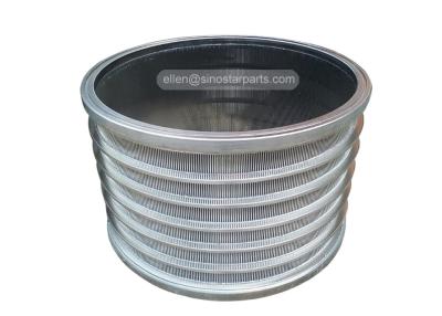 China paper pulping machine pressure screen basket for paper recycling for sale