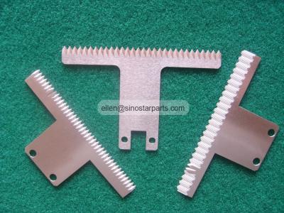 China food industry plastic bag film cutting packaging machine serrated blade for sale