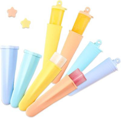 Chine Les moules glacials de Polonais de silicone inoffensif pratique, silicone de FDA soulèvent la glace Lolly Moulds à vendre