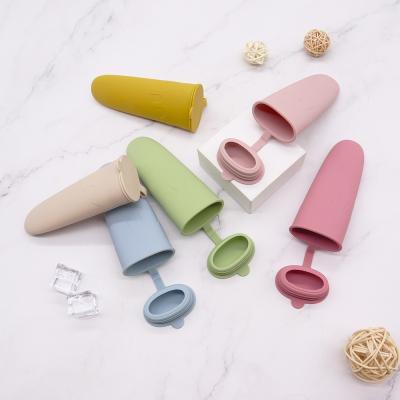 China Popsicle Molds,6 Pieces Silicone Ice Pop Molds,Drip Free Popsicle Maker For Kids,BPA Free Freezer Tubes With Lids,For Snacks,Popsicle,Yogurt Sticks,Juice,Ice Candy Pops for sale