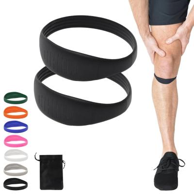 Chine Ceinture de soutien du tendon patellaire, stabilisateur de la patella douleur faire un soulagement de la douleur du genou bande confortable silicone genou brace pads pour les sauteurs de course de sport football volley-ball basket-ball hommes femmes à vendre