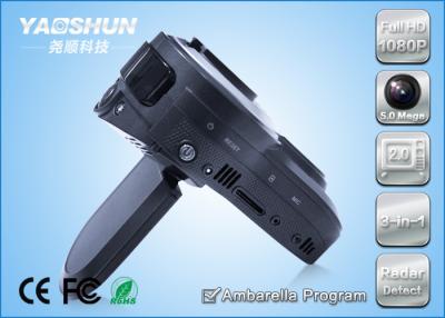 China Seamless loop recording 2.0 Inch Radar Detector Car DVR High Resolution 1920×1080P for sale