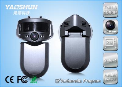 China 3 In 1 Ambarella Chip Full HD Car Cam Speed Alert With 2.0 Inch Screen for sale