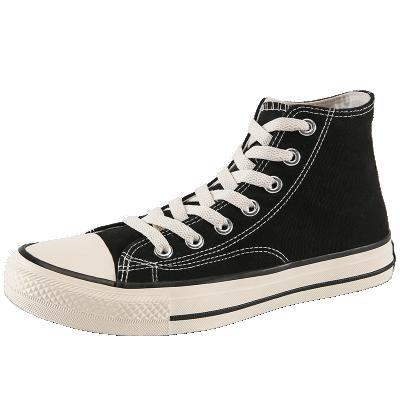 China Fashion Trend Men's Canvas Lace Up Cute Casual Sneakers Women Canvas Shoes Sneakers for sale