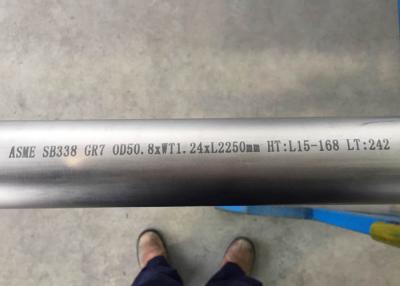 Cina Superficie lucidata metropolitana di titanio senza cuciture OD 3mm - 114mm della lega del Ti Gr2 di ASTM B338 in vendita