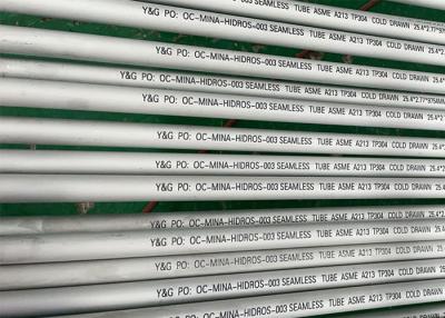 Cina Tubo senza cuciture di acciaio inossidabile di Astm 304 304l 2.5mm in vendita