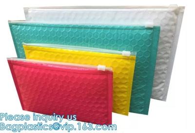 China Cerradura rellenada de la cremallera del bolso de burbuja, Matt Mesh Eva Zip lockk Bubble Bag/Eva Zip lockk Bag For Perfume con el logotipo de encargo en venta