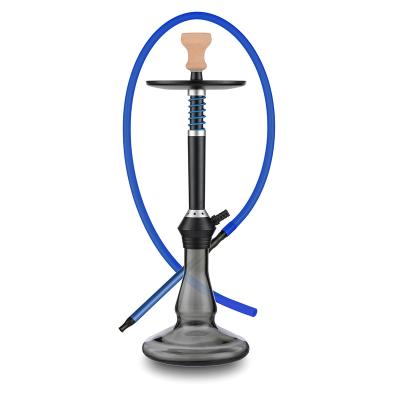 China 2021 New Large Aluminum Alloy Hookah Bar Hookah Manufacturer 2021 New Design Hookah Alloy Shisha Glass Shisha Supplier for sale
