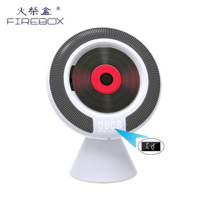 China ABS Material Wall Mounted Creative White Support CD/BT/AUX/USB/FM BT 4.2 New In Wall Mini Boombox Home CD Player for sale