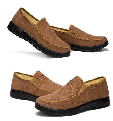 China Fashion trend new style cheap price promotional mens canvas flat shoes no lace canvas shoes men shoes for sale