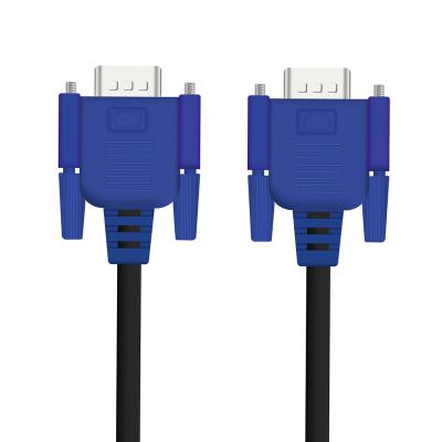 China High Speed COMPUTER 24k Gold Plated 3+6 VGA Connector 1.5m 1.8m 3m Cable 5m 10m 15m 20m 30m 40m 50m for Computer Projector Monitor Screen for sale