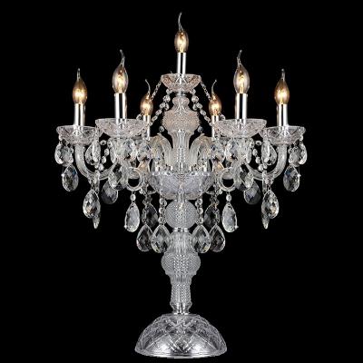 China Modern Fashion Crystal Table Lamp For Living room Bedroom modern Bedside Lights American K9 for sale