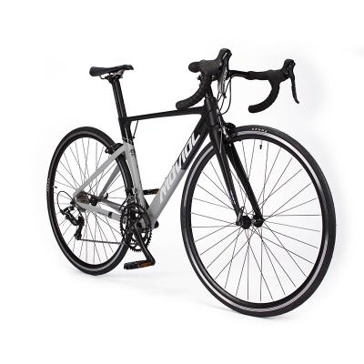 China MOVIOL Carbon Fiber Aluminum Frame Carbon Aluminum Fiber Racing Bike 700c 18/21 Full Speed Brake Lever Road Bike for sale