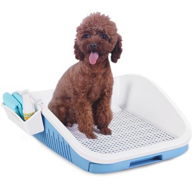China Sustainable pet supply Dog Urine Tray With storage box Indoor Dog Pot Portable Drawer Small and medium-sized dog toilets for sale