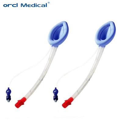 China Disponible para uso médico Todo silicona LMA de un solo uso Máscara de la laringe reforzada Venta al por mayor de vías respiratorias en venta