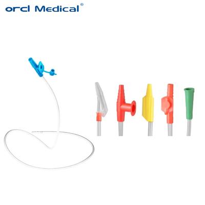 China Medical Supplies Disposable PVC Medical Suction Tube Clear Sputum Drainage Catheter for sale