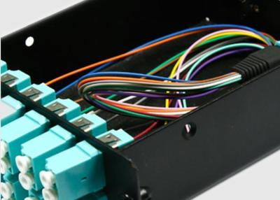 China 40Gb OM3 2x MPO-12 Duplex 50/125 Multimode MTP Cassette for sale