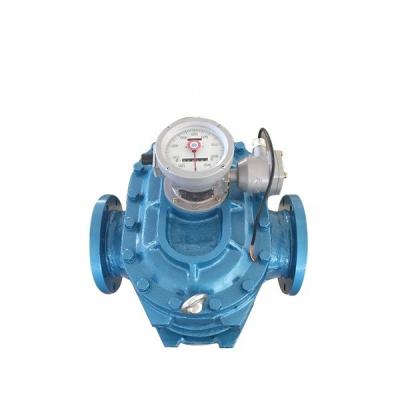 China Carbon Steel Mechanical Elliptical Speed Flow Meter Cast Iron High Precision Oval Gear Flow Meter for sale