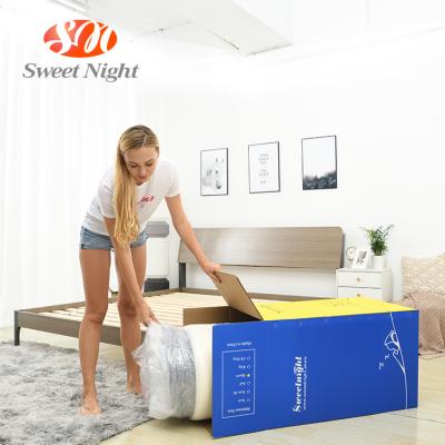China OEM ODMHotel Comfort Memory Bedroom Furniture King Size latex mattress pocket spring foam talalay mattress in a box for sale
