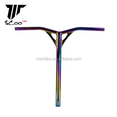 China High End Pro Stunt Scooter Maxbike Kick Scooter Bar 6061-T6 Aluminum Customized Color Scooter Parts Pro T-bar for sale