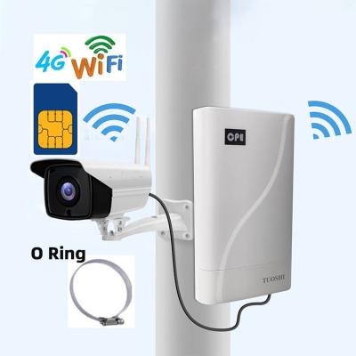 Chine routeur extérieur de CPE SimCard 4G LTE de radio de Wifi de puissance de 300mbps CAT4 POE pour la surveillance de caméra à vendre
