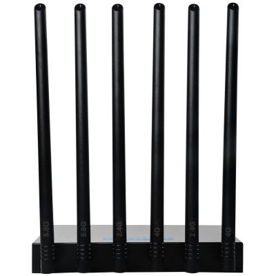 China Industrial 1200Mbps WiFi Router 6 Antenna Wireless 4G LTE Router for sale