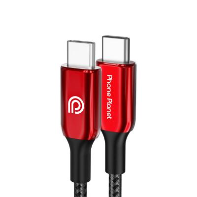 China Charging + Data Sending Zinc Alloy PD 100W USB C To Shell Fast Charging USB C Cable for sale